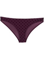 Marlies Dekkers bas de bikini à broderies - Violet - thumbnail