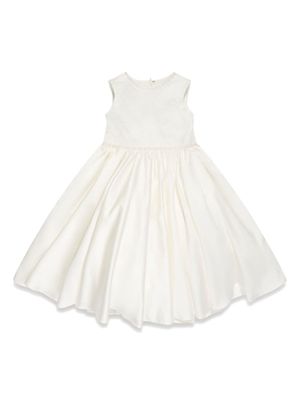 Sarah Louise robe à fleurs imprimées - Blanc