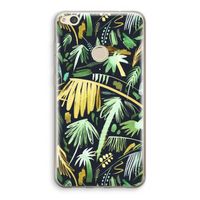 Tropical Palms Dark: Huawei Ascend P8 Lite (2017) Transparant Hoesje