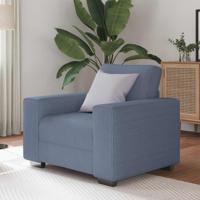 Sofastoel Blauw 60 cm Corduroy Stof