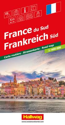 Wegenkaart - landkaart Road maps Frankrijk | Hallwag