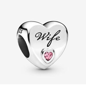 Pandora 798249PCZ Bedel zilver Wife Love Heart