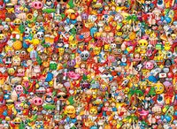 Clementoni Impossible Puzzel Emoji, 1000st. - thumbnail