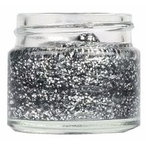 Superstar glittergel zilver