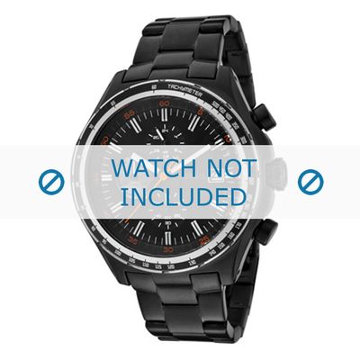 Fossil horlogeband CH2754 Staal Zwart