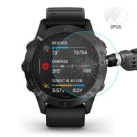 Voor Garmin fenix 6X/6X Pro Solar 2 stuks ENKAY Hat-Prince 0.2 mm 9H 2.15 D gebogen rand gehard glas film