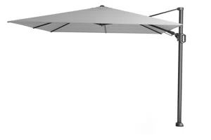 Platinum | Zweefparasol Challenger T² 300 x 300 cm | Lichtgrijs