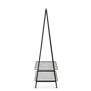 Brabantia Linn Kledingrek - groot - 99.5x57x190cm - zwart 118241