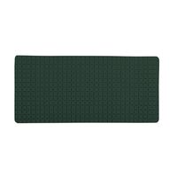 Douche/bad anti-slip mat badkamer - rubber - groen - 76 x 36 cm - rechthoek