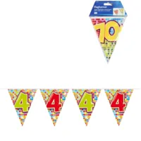 Folat Mini vlaggenlijn blocks 4 jaar, 3mtr.