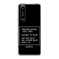 Mijn Motto's: Sony Xperia 1 III Transparant Hoesje