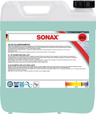 SONAX autoshampoo "glanzshampoo sx " shine shampoo 10l