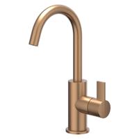 IVY Pact Wastafelkraan - Hoge Draaibare Uitloop - Geborsteld Mat Koper PVD