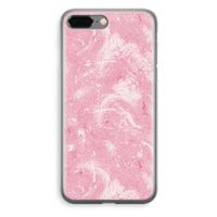 Abstract Painting Pink: iPhone 8 Plus Transparant Hoesje