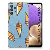 Samsung Galaxy A32 5G | Siliconen Case | Icecream Samsung Galaxy A32 5G | Siliconen Case | Icecream
