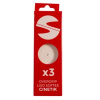 PACK OF 3 OVERGRIPS SMOOTH SOFTEE CINETIK