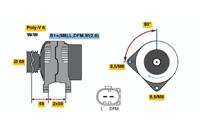 Bosch Alternator/Dynamo 0 124 325 022