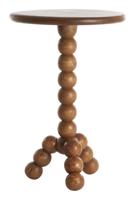 Light & Living Ronde Bijzettafel 'Veglio' Mangohout, kleur Bruin