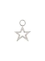 Roxanne First breloque étoile en or blanc 14ct et diamant - Argent