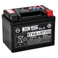 BS BATTERY Batterij gesloten onderhoudsvrij, Batterijen voor motor & scooter, BTX4L+ / BTZ5S SLA