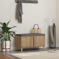 Halbank met kussen met opslag Artisan Eiken 60 x 38 x 46 cm