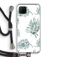 Simple leaves: Huawei P40 Lite Transparant Hoesje met koord Simple leaves: Huawei P40 Lite Transparant Hoesje met koord