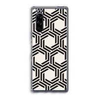 Geometrisch patroon: Sony Xperia 5 Transparant Hoesje