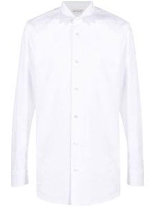 Alexander McQueen chemise en coton à logo imprimé - Blanc