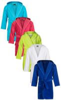 Kinderbadjas in diversen kleuren-kobaltblauw-2-4 jaar - thumbnail