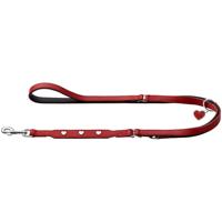 Hunter 69911 hond & kat riem 2 m Zwart, Rood Leer Trainriem