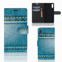 Sony Xperia XZ | Sony Xperia XZs Wallet Case met Pasjes Jeans - thumbnail