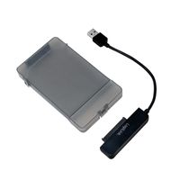 LogiLink AU0037 behuizing voor opslagstations HDD-/SSD-behuizing Grijs 2.5" - thumbnail