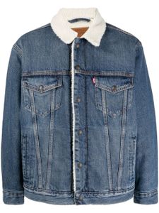 Levi's veste en jean Type III à doublure lainée - Bleu