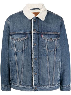 Levi's veste en jean Type III à doublure lainée - Bleu