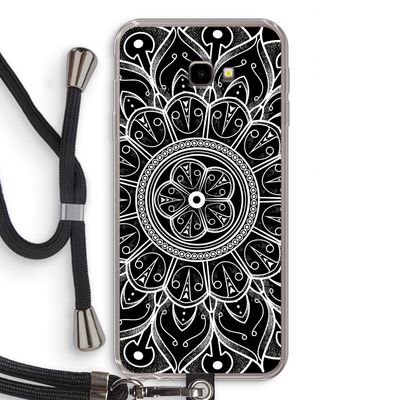 Roses Are Red: Samsung Galaxy J4 Plus Transparant Hoesje met koord