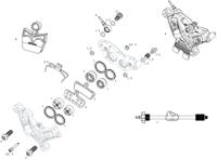 SRAM schijfrem "g2 ultimate" disc brake g2 ultim. fr.black 950mm