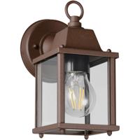 LED Tuinverlichting - Wandlamp Buitenlamp - Trion Dewran - E27 Fitting - IP23 - Roestkleur - Aluminium