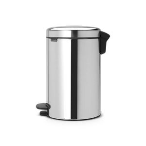 Brabantia newIcon pedaalemmer 12 liter met kunststof binnenemmer - Brilliant Steel