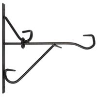 Muurhaak - smeedijzer - voor plantenpotten - 25 cm - basket