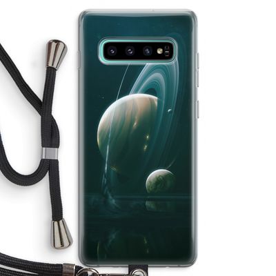 Mercurius: Samsung Galaxy S10 Plus Transparant Hoesje met koord