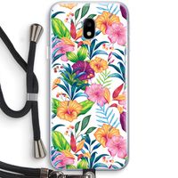Tropisch 2: Samsung Galaxy J3 (2017) Transparant Hoesje met koord