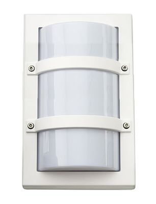 SG Trio Mini LED Wandlamp 10W 3000K mat wit IP65 IK10 621522