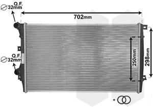 Van Wezel Radiateur 58002206