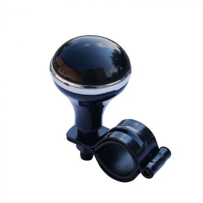 Simoni Racing stuurknop Racing Spinner 2 9 cm ABS zwart/chroom Simoni Racing stuurknop Racing Spinner 2 9 cm ABS zwart/chroom