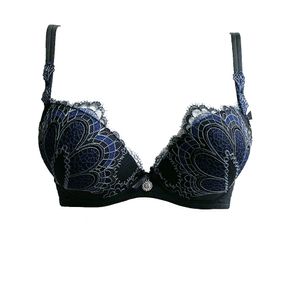 AMBRA Lingerie Grand Arche  push up BH blauw 0328