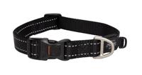 Rogz For Dogs fanbelt halsband zwart
