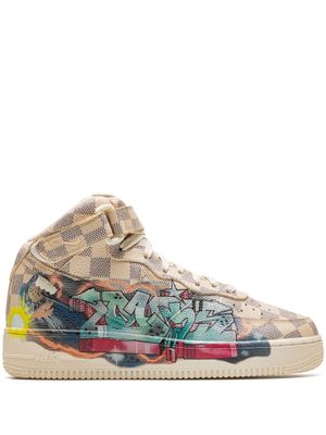 Nike x Louis Vuitton baskets mi-montantes Air Force 1 - Tons neutres
