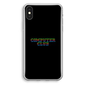 Retro: iPhone X Transparant Hoesje