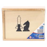 Schaakstukken In Kistje 19 X 15,5 Cm