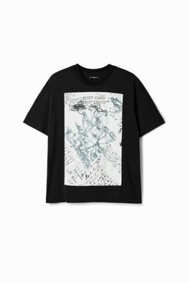 T-shirt Postcard - BLACK - XS